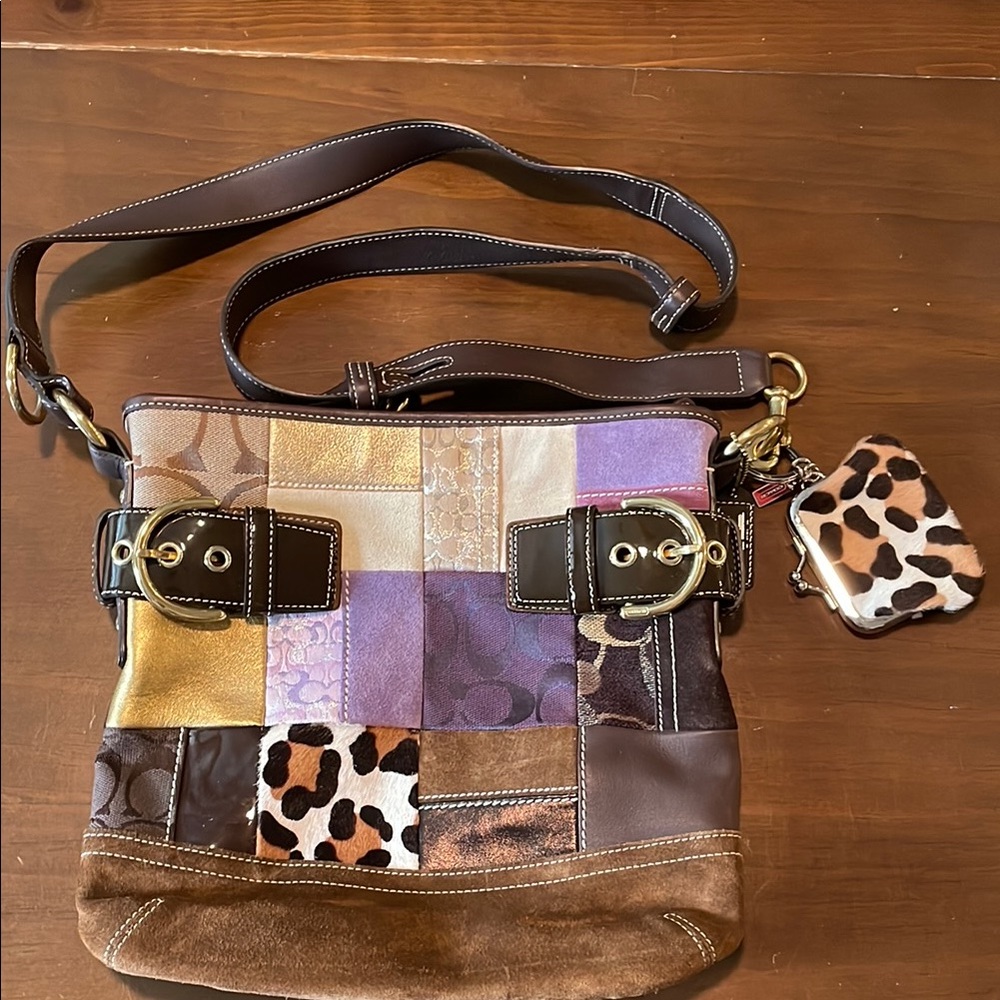 Patchwork Leather Shoulder Bag